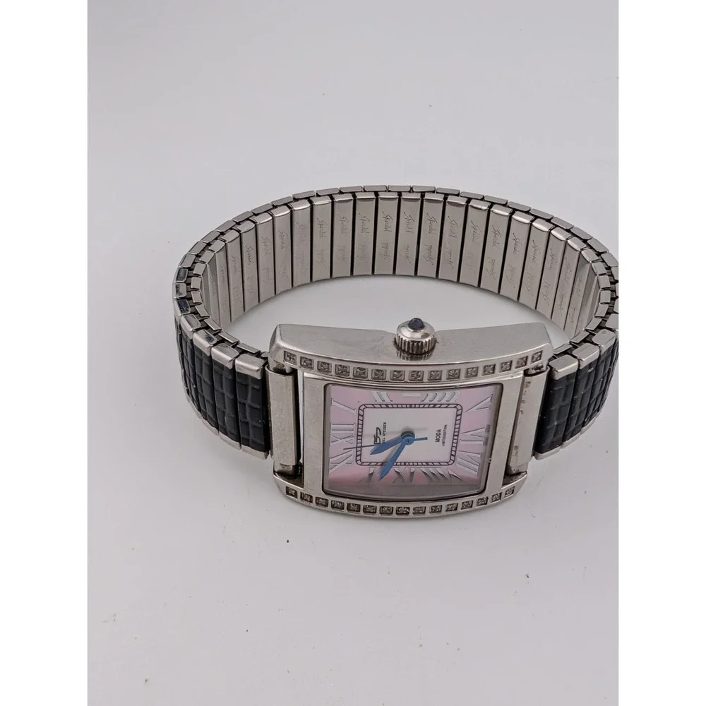 Daniel Steiger MODA Limited Edition Watch Pink MOP Dial 26mm Case- New Battery